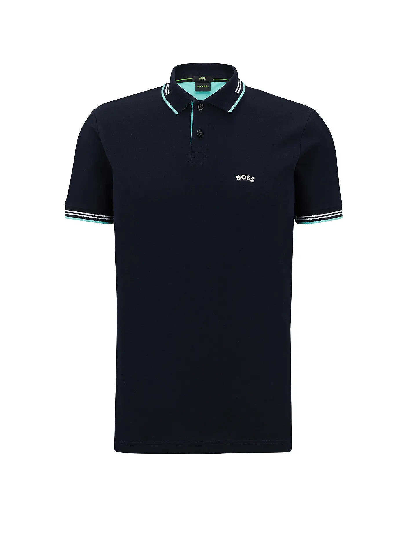 BOSS | Poloshirt Slim Fit Paul Curved | dunkelblau